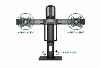 DISPLAY ACC ADJUSTABLE STAND/DOUBLE MS-D2-01 GEMBIRD – pilt 19