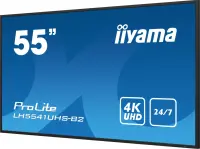 iiyama LH5541UHS-B2 infoekraan Kioski kujundus 138,7 cm (54.6") LCD 500 cd/m² 4K Ultra HD Must Sisseehitatud protsessor 24/7 – pilt 2
