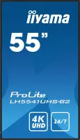 iiyama LH5541UHS-B2 infoekraan Kioski kujundus 138,7 cm (54.6") LCD 500 cd/m² 4K Ultra HD Must Sisseehitatud protsessor 24/7 – pilt 15