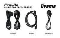 iiyama LH5541UHS-B2 infoekraan Kioski kujundus 138,7 cm (54.6") LCD 500 cd/m² 4K Ultra HD Must Sisseehitatud protsessor 24/7 – pilt 18
