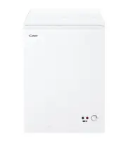 Candy | Freezer | CCHH 100E | Energy efficiency class E | Chest | Free standing | Height 84.5 cm | Total net capacity 97 L | White