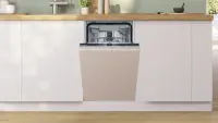 Bosch Dishwasher | SPV2HMX42E | Built-in | Width 45 cm | Number of place settings 10 | Number of programs 5 | Energy efficiency class E | Display | White – pilt 3