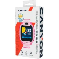 CANYON kids watch Jondy KW-44 4G Camera GPS Music Pink – pilt 2