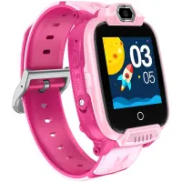 CANYON kids watch Jondy KW-44 4G Camera GPS Music Pink – pilt 4