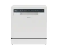 Candy Dishwasher | CP 8F9FFW | Free-standing | Width 55 cm | Number of place settings 8 | Number of programs 8 | Energy efficiency class F | Display | White