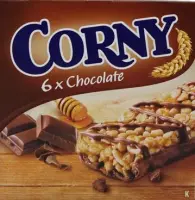 CORNY 6-pakk Sokolaadi müslibatoon 150g