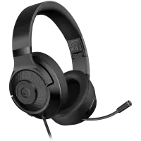 LORGAR Noah 101, Gaming headset with microphone, 3.5mm jack connection, cable length 2m, foldable design, PU leather ear pads, size: 185*195*80mm, 0.245kg, black