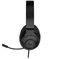 LORGAR Noah 101, Gaming headset with microphone, 3.5mm jack connection, cable length 2m, foldable design, PU leather ear pads, size: 185*195*80mm, 0.245kg, black – pilt 7
