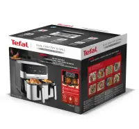 TEFAL Fryer | EY905D10 | Capacity 5.2+3.1 L | Hot air technology | Stainless Steel/Black – pilt 5