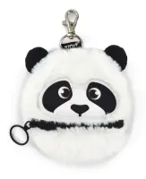 Võtmehoidja-rahakott ZIPIT, Mini Plush Key, panda