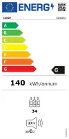 Candy | Wine Cooler | 438063 | Energy efficiency class G | Free standing | Bottles capacity 34 | Black