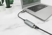 Digitus | USB Type-C Gigabit Ethernet Adapter 2.5G, USB-C + USB A (USB3.1/3.0) | DN-3028 | USB3.0/USB C 3.1 to 2.5G Ethernet Adapter