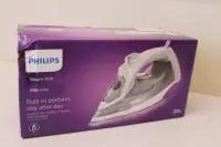 SALE OUT. Philips DST5010/10 Steam Iron, SteamGlide Plus Soleplate, Continuous steam 40 g/min, White | Philips DST5010/10 | Steam Iron | 2400 W | Water tank capacity 0.32 ml | Continuous steam 40 g/min | White | DAMAGED PACKAGING
