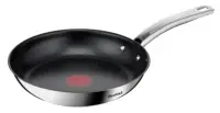 TEFAL | Frying Pan | B8170444 Intuition | Frying | Diameter 24 cm | Suitable for induction hob | Fixed handle | Black