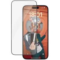 PanzerGlass Screen Protector iPhone 15 Plus | Ultra-Wide Fit w. EasyAligner