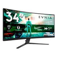 Philips | 34M2C3500L/00 | 34 " | VA | 21:9 | 180 Hz | 1 ms | 3440 x 1440 pixels | 300 cd/m² | HDMI ports quantity 2 | Warranty 24 month(s)