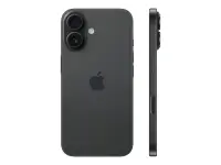 Apple | iPhone 16 | Black | 6.1 " | Super Retina XDR | 2556 x 1179 pixels | A18 | Internal RAM 8 GB | 128 GB | Dual SIM | 4G | 5G | Main camera resolution 48+12 MP | Secondary camera resolution 12 MP | iOS | 18