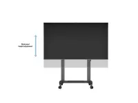 Multibrackets 3120 telerikinnitus 2,79 m (110") Must