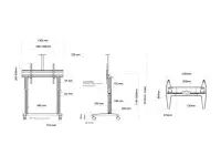 Multibrackets 3120 telerikinnitus 2,79 m (110") Must – pilt 7