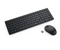 Dell | Silent Keyboard and Mouse | KM555 | Keyboard and Mouse Set | Wireless | Wireless connection | Ukrainian (QWERTY) | Black