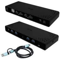 i-tec CADUA4KDOCKPDB sülearvuti dokk ja pordireplikaator Juhtmega ühendatud USB 3.2 Gen 1 (3.1 Gen 1) Type-C Must