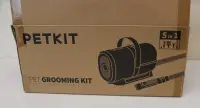 SALE OUT. PETKIT | Air Clipper Pet Grooming Vacuum Kit 5in1 | LM4 | Grey/White | DEMO | Warranty 24 month(s)
