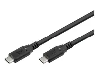 Goobay | USB-C Cable, USB 3.2, 100 W, 10 Gbit/s, Power Delivery, 1 m, Black