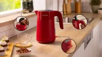 Bosch Kettle | TWK2M164 MyMoment | Electric | 2400 W | 1.7 L | Plastic | 360° rotational base | Red – pilt 8