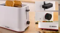 Bosch Compact Toaster | TAT3M121 MyMoment | Number of slots 2 | Housing material Plastic | White – pilt 6