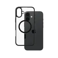 PanzerGlass CARE™ by ® Urban Combat Case Transparent w. Black Frame & MagSafe iPhone 16 Plus mobiiltelefoni ümbris Kate Must