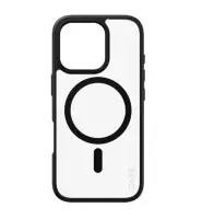 PanzerGlass CARE™ by ® Urban Combat Case Transparent w. Black Frame & MagSafe iPhone 16 Pro mobiiltelefoni ümbris Kate Must