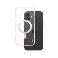 PanzerGlass CARE™ by ® Case Transparent w. Silver Kickstand & MagSafe iPhone 16 Plus mobiiltelefoni ümbris Kate Läbipaistev