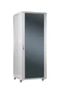 SOMI Networks | 37U, 19″ Freestanding Cabinet | 37U-60/60NAC | Max Load 800kg; Removable and Lockable Side Panels; Glass Doors; Unassembled | Depth: 60 cm | Gray