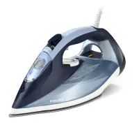 Philips Steam Iron | DST7020/20 | Steam Iron | 2800 W | Water tank capacity 300 ml | Continuous steam 50 g/min | Steam boost performance 250 g/min | Blue