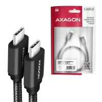 Axagon BUCM3-CM20AB USB-kaabel USB 3.2 Gen 1 (3.1 Gen 1) 2 m USB C 5 Gbit/s 60 W Must – pilt 21