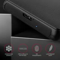 AXAGON Screwless USB 3.2 Gen 1 - SATA 6G external box for 2.5" SSD/HDD | EE25-SL – pilt 15