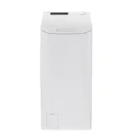 Candy Washing Machine | TCA063D3-S | Energy efficiency class C | Top loading | Washing capacity 6 kg | 1000 RPM | Depth 60 cm | Width 41 cm | Display | Digit | White