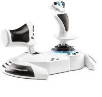 Thrustmaster T.Flight Hotas One Microsoft Flight Simulator Edition Must, Valge USB Juhtkang + mootori juhthoob Analoog/digitaal PC, Xbox One, Xbox One S, Xbox One X