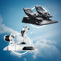 Thrustmaster T.Flight Hotas One Microsoft Flight Simulator Edition Must, Valge USB Juhtkang + mootori juhthoob Analoog/digitaal PC, Xbox One, Xbox One S, Xbox One X – pilt 14
