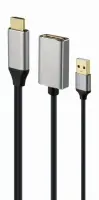 I/O ADAPTER HDMI TO DP/BLACK A-HDMIM-DPF-02 GEMBIRD – pilt 3