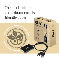 CLUB3D cac-1010 Displayport/usb DVI-I Daul link Must, Valge – pilt 2