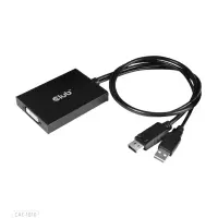 CLUB3D cac-1010 Displayport/usb DVI-I Daul link Must, Valge – pilt 6