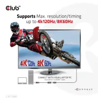 CLUB3D CAC-1088 videokaabliadapter 0,21 m DisplayPort HDMI Must – pilt 5