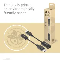 CLUB3D CAC-1088 videokaabliadapter 0,21 m DisplayPort HDMI Must – pilt 15
