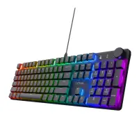 Trust GXT 866 TORIX klaviatuur Mängimine USB QWERTY US rahvusvaheline Must – pilt 12
