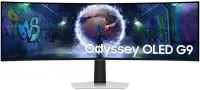 Samsung G93SD PC lamekuvar 124,5 cm (49") 5120 x 1440 pikslit Dual QHD OLED-ekraan Hõbe