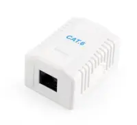 CABLE ACC MOUNT BOX CAT6 UPT/NCAC-1U6-01 GEMBIRD
