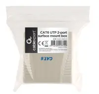 CABLE ACC MOUNT BOX CAT6 UTP/2P NCAC-2U6-01 GEMBIRD – pilt 2