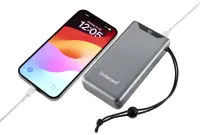 POWER BANK USB 20000MAH QC3.0/GREY F20000 7332054 INTENSO – pilt 3