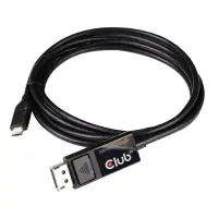CLUB3D CAC-1557 videokaabliadapter 1,8 m USB tüüp-C DisplayPort Must – pilt 3
